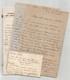 Herv&eacute; Mangon 3 Letters And 1 Signed Autograph Business Card To Risler 1876