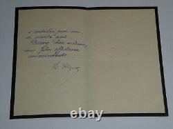 Hortense FLOQUET 3 SIGNED AUTOGRAPH LETTERS + 1 LETTER FROM A DEPUTY 1888