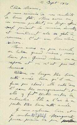Irene Joliot-curie Rare Autograph Letter Signed By The French Physicist
