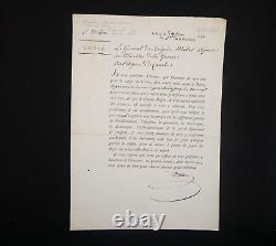 Jacques-Léonard Muller Signed Autograph Letter Empire