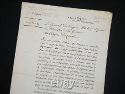 Jacques-Léonard Muller Signed Autograph Letter Empire