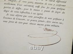 Jacques-Léonard Muller Signed Autograph Letter Empire