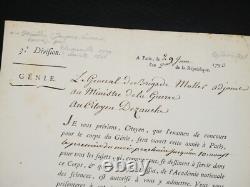 Jacques-Léonard Muller Signed Autograph Letter Empire