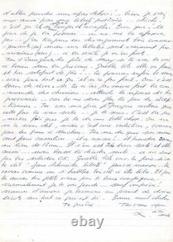 Jacques MESRINE Autographed Letter from Prison. Fleury Merogis 1976