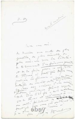 Jacques OFFENBACH / Signed Autograph Letter / Operetta / Opera-bouffe / Paris