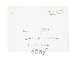 Jacques OFFENBACH / Signed Autograph Letter / Operetta / Opera-bouffe / Paris