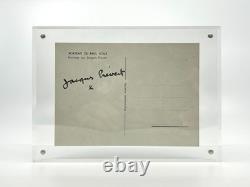 Jacques Prevert Beautiful signed collage card 1965