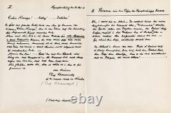 Jakob Julius Scharvogel Ceramist Autographed Letter Signed Manuscript 1927