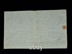 Jean Alexandre Buchon, autograph letter signed, “Anacreon to Gail,” 1816