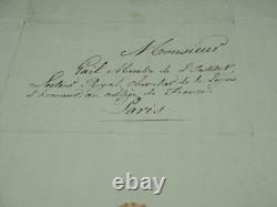 Jean Alexandre Buchon, autograph letter signed, “Anacreon to Gail,” 1816