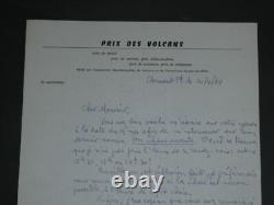 Jean Anglade Set of 3 Autographed and Typed Letters Signed 1967