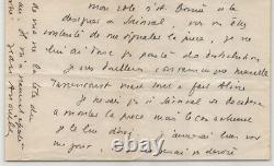 Jean Anouilh Autographed Letter Signed to Thierry Maulnier 1950