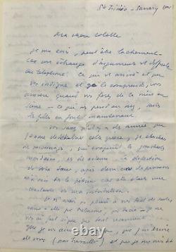 Jean Anouilh Beautiful Signed Autograph Letter / Theatre