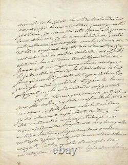 Jean Antoine Chaptal 4 Autograph Letters Signed Correspondence Combettes