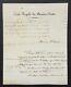 Jean Auguste Dominique Ingres Painter Letter Signed Letter Signed 1833