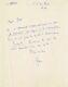 Jean Cocteau Autographed Letter To Jean Marais During The War. 1944