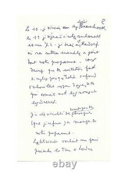 Jean Cocteau / Autograph Letter Signed Twice / Nietzsche / Mallarmé / Oxford