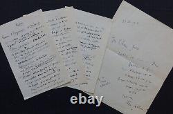 Jean Cocteau Manuscript & Autograph Letter Signed / Patmos / Tb Text