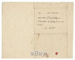 Jean Francois Galaup La Perugia / Autograph Letter Signed / Departure Brest