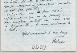 Jean Hélion Autograph Letter Signed to Raymond Queneau, 1966