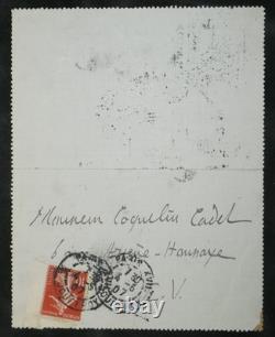 Jean & Jacques Richepin, 2 signed autograph letters, Comédie-Française, 1907