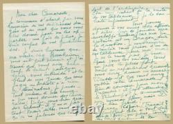 Jean Marais (1913-1998) Beautiful and long signed autograph letter in 1963 2 pages