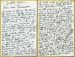 Jean Marais (1913-1998) Interesting Autograph Letter Signed In 1960 2 Pp
