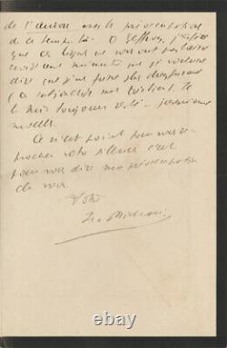 Jean Psichari Signed Autograph Letter To Gustave Geffroy