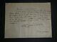 Jean Richepin Autographed Signed Letter