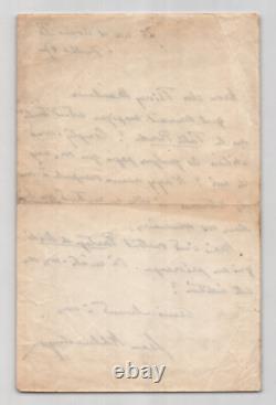 Jean Schlumberger Autographed Letter Signed to Thierry Maulnier 1947