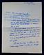 Jean Tharaud Signed Autographed Letter