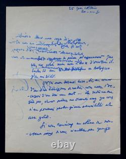 Jean Tharaud Signed Autographed Letter