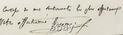 Jérôme Bonaparte Autograph Letter Signed Avènement Napoléon III 1851