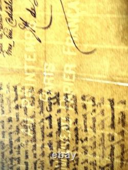 Jose Maria DE HEREDIA signed autograph letter journalism 1894