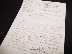 Joseph Fouché Handwritten Letter Signed Minister of Police Autograph