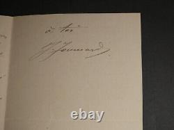 Joseph JOUMARD AUTOGRAPH SIGNED LETTER to his Butcher 2 pages