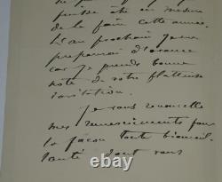 Joseph Paul Meslé Signed Autograph Letter Bordeaux Exhibition 1900