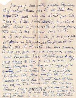 Joséphine BAKER Signed Autograph Letter World War and Resistance. 1940