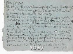 Juan Gris Autograph Letter Signed Apollinaire
