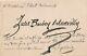 Jules Barbey D'aurevilly Signed Autograph Card