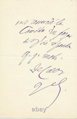 Jules Claretie 8 Signed Autograph Letters And 1 Note Comédie Françaises