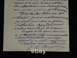 Jules Clément Chaplain Signed Autograph Letter 1906