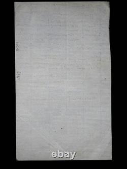 Jules DE GONCOURT signed autograph letter envelope Luxembourg 1869