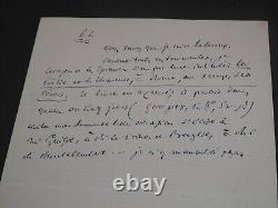 Jules JANIN, Writer Autographed Letter Signed, 5 pages