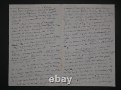 Jules JANIN, Writer, autograph letter signed, 5 pages