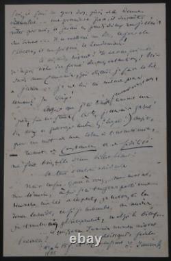 Jules JANIN, Writer, autograph letter signed, 5 pages