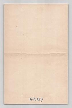 Jules Massenet Autographed letter signed to Léon Bessand Opéra comique 1904