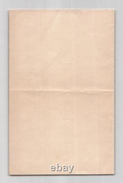 Jules Massenet Autographed letter signed to his son-in-law Léon Bessand 1904