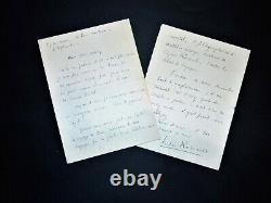 Jules Romans Letter Autograph Signee A My Dear Friend Friend A Poete 5 Pages