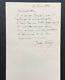 Jules Verne Famous Writer Scarce Autograph Letter Signed In 1898